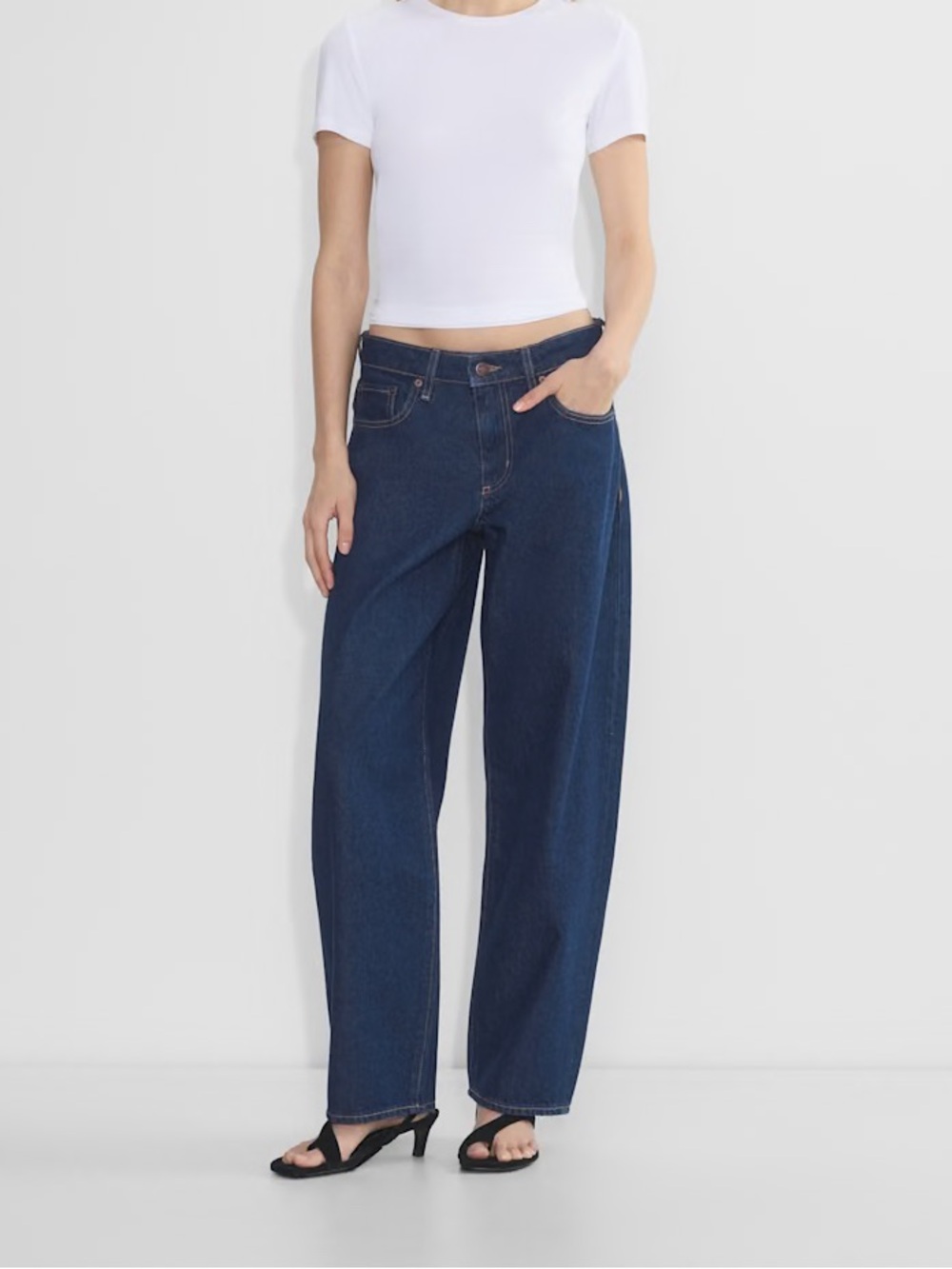 Denim Forum Kai Mid-rise Baggy Jeans